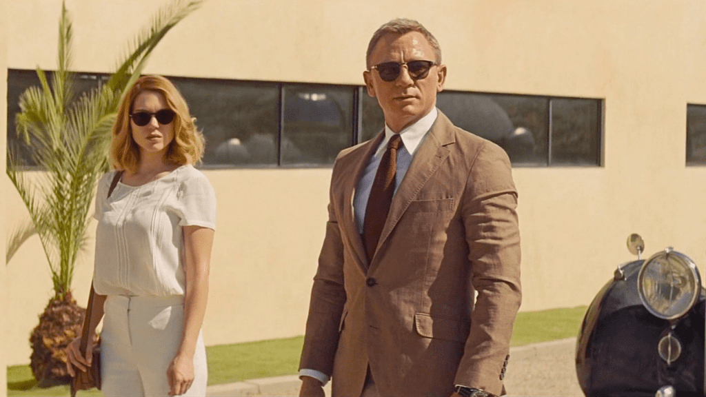 Daniel Craig and Lea Seydoux in 007