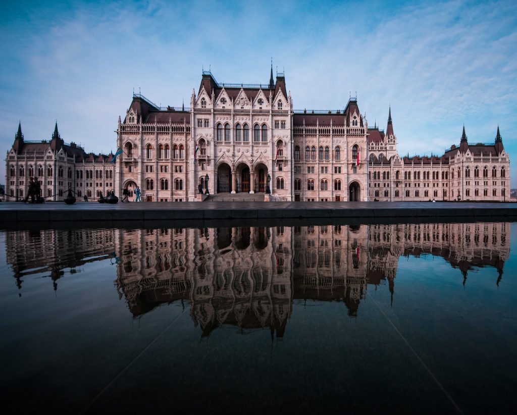 Visiting Budapest: Back Side of the House of Parliament Hungary