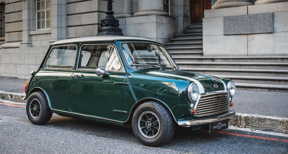 15 Revolutionary Cars: Green Austin Mini
