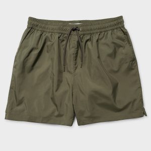 The Resort Co Classic Swim Shorts Ivy Green Front