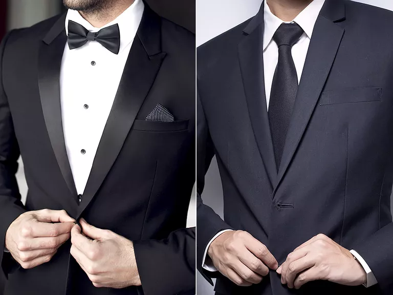 The Best Wedding Suits: Black Tuxedo or Suit