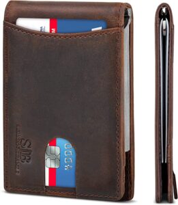 Creative Birthday Gift Ideas for Your Brother: A Serman Brands Slim Bifold Leather Wallet