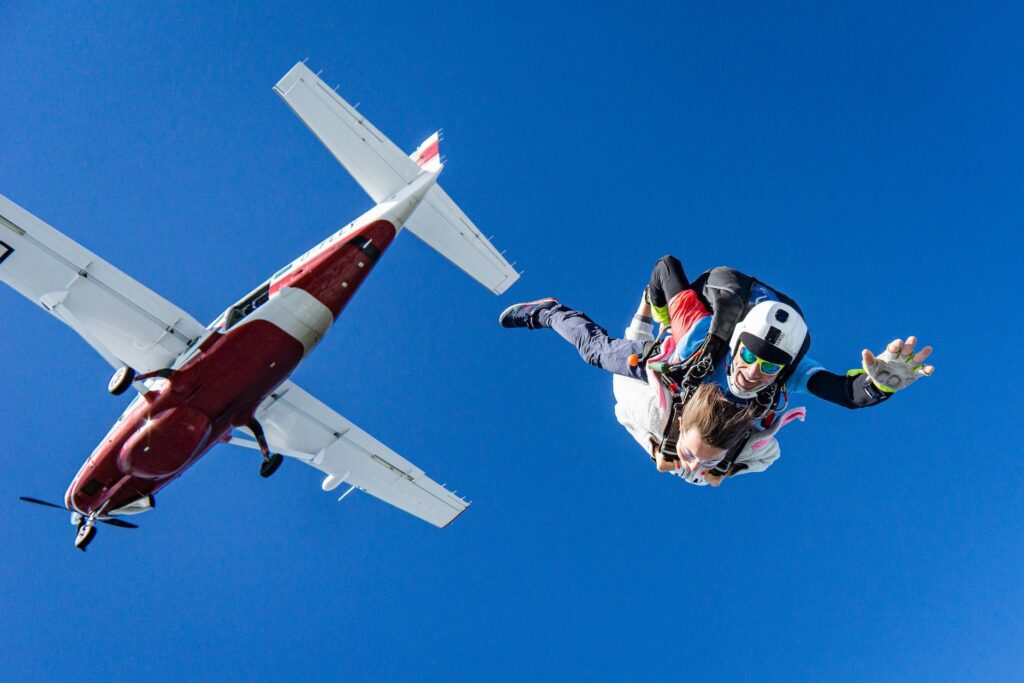 Jumping Out of a Plane – Skydiving