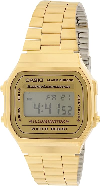 Casio A168WG-9 Men's Vintage Gold Watch