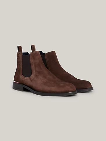 Tommy Hilfiger Suede Chelsea Boots