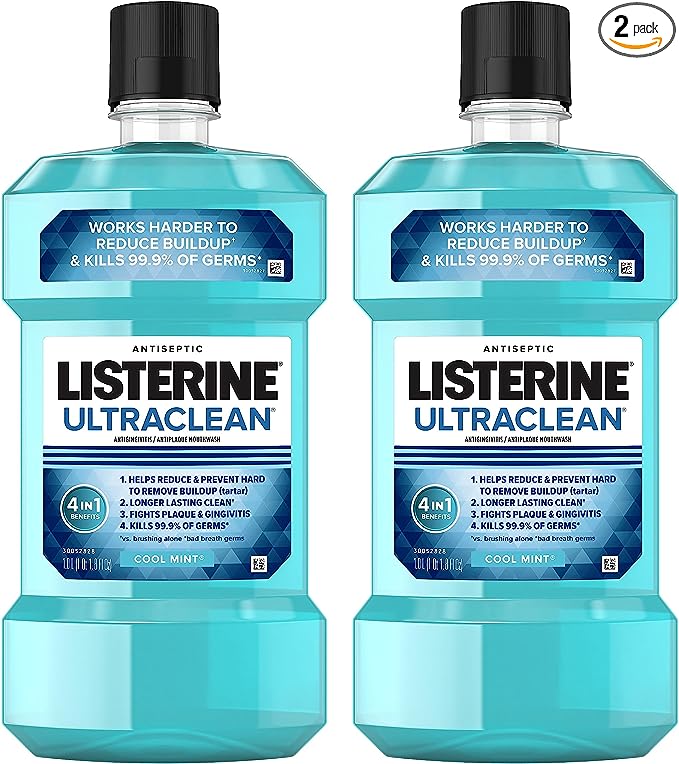 Listerine Ultraclean Oral Care Antiseptic Mouthwash